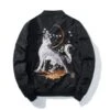 Veste Coréenne Brodée WOLFX™ -Mode Vêtements Boutique hallyu street vestes noir m veste coreenne brodee wolfx 16633495322647