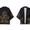Kimono Japonais Golden God™ -Mode Vêtements Boutique hallyu street vestes noir xl veste kimono golden god 13717823225879