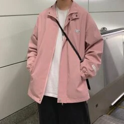 Veste Coréenne WHITED™ -Mode Vêtements Boutique hallyu street vestes rose xxl veste coreenne whited 16748048187415