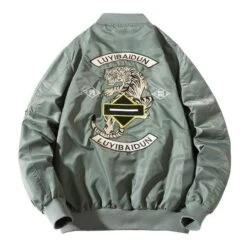 Veste Coréenne Brodée TIGER™ -Mode Vêtements Boutique hallyu street vestes vert m veste coreenne brodee tiger 16637636509719