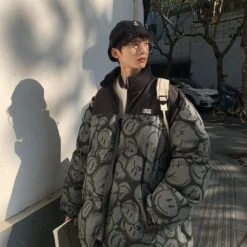 Manteau Coréen DOODLZY™ -Mode Vêtements Boutique hallyu street vestes vert xl manteau coreen doodlzy 16737614954519