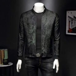 Veste Coréenne Brodée BLOODFLOWER™ 13 Veste Coréenne Brodée BLOODFLOWER™ -Mode Vêtements Boutique hallyu street vestes vert xxxl veste coreenne brodee bloodflower 16546788409367