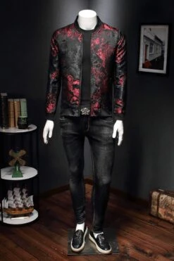 Veste Coréenne Brodée BLOODFLOWER™ 10 Veste Coréenne Brodée BLOODFLOWER™ -Mode Vêtements Boutique hallyu street vestes veste coreenne brodee bloodflower 16546788212759