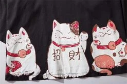 Kimono Japonais Welcome Kitty™ -Mode Vêtements Boutique hallyu street vestes veste kimono welcome kitty 13857505050647