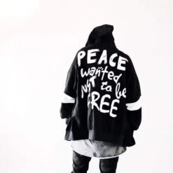 Veste PEACE™ -Mode Vêtements Boutique hallyu street vestes veste peace 4394782752791