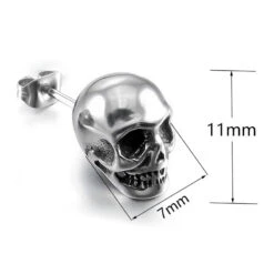 Boucles D'oreilles Coréennes Skull™ -Mode Vêtements Boutique product image 1052856222