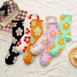 Chaussettes Coréennes Sunny Flowers™