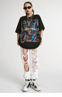 T-Shirt Coréen DISTORTION™ -Mode Vêtements Boutique product image 1690325669