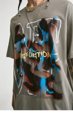 T-Shirt Coréen DISTORTION™ -Mode Vêtements Boutique product image 1690325672